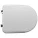 Copriwater Compatibile Per Wc Nero Ceramica Vaso Classic Forma 7 - Foto miniatura 1
