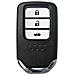 Guscio Chiave Auto Nero Compatibile Con Honda Crv, Civic, Xrv, Accord, Vezel, Crider, Jade - Sostituzione Telecomando Smart Key - Foto miniatura 1