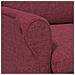 poltrona Rosso vino 76 x 94 x 102 cm Tessuto - Foto miniatura 8