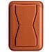 Porta Carte E Supporto Pieghevole In Pu Pelle Universale Con Slot A Farfalla Brown - Foto miniatura 1