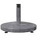 Base per Ombrello da Esterno Aspetto legno grigio scuro - Foto miniatura 5