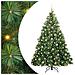 Albero di Natale artificiale con 300 LED Verde 180 cm PE e PVC - Foto miniatura 1