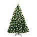 Albero di Natale artificiale con 300 LED Verde 180 cm PE e PVC - Foto miniatura 4