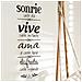 Eleganti Adesivi Murali In Pvc Con Slogan In Italiano - 29x43cm (2 Pezzi) Per Decorazioni Domestiche - Foto miniatura 3