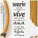 Eleganti Adesivi Murali In Pvc Con Slogan In Italiano - 29x43cm (2 Pezzi) Per Decorazioni Domestiche - Foto miniatura 4