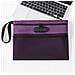 Borsa Di Sicurezza A Strati Visibili Con Lucchetto Antifurto - Organizzatore Di Documenti Sicuro Purple - Foto miniatura 2