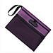 Borsa Di Sicurezza A Strati Visibili Con Lucchetto Antifurto - Organizzatore Di Documenti Sicuro Purple - Foto miniatura 5