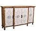 Credenza In Legno Intagliato Marrone 154x35x87h - Foto miniatura 1