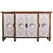 Credenza In Legno Intagliato Marrone 154x35x87h - Foto miniatura 3