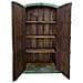 Armadio In Legno Fatto A Mano 90-100x37x170-195h Cm - Foto miniatura 3