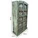 Armadio In Legno Fatto A Mano 90-100x37x170-195h Cm - Foto miniatura 4