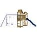 Set da Gioco da Esterno in Legno di Pino Impregnato - Foto miniatura 4