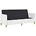 Divano con Storage Bianco 192 x 78 x 87 cm Poliestere - Foto miniatura 4