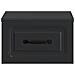 Mobiletto da notte a muro 2 pcs Nero 34,5 x 33 x 20 cm - Foto miniatura 5
