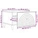 Tavolino da salotto con cassetto Grigio Cemento 49 x 50 x 40 cm - Foto miniatura 9