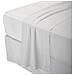 Completo Letto 4 Pezzi Bianco 105x190 cm 100% Cotone 150 Fili - Foto miniatura 2