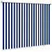 Tenda a Rullo Esterno Blocco UV 90% Strisce Blu e Bianche HDPE - Foto miniatura 5