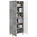 Set di armadi 2 pcs Grigio Cemento Legno ingegnerizzato - Foto miniatura 2