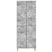 Set di armadi 2 pcs Grigio Cemento Legno ingegnerizzato - Foto miniatura 4