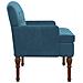 Loveseat con bottoni imbottiti Blu 111 x 65 x 79 cm Velluto - Foto miniatura 4