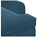 Loveseat con bottoni imbottiti Blu 111 x 65 x 79 cm Velluto - Foto miniatura 6