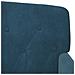 Loveseat con bottoni imbottiti Blu 111 x 65 x 79 cm Velluto - Foto miniatura 7