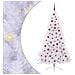Albero di Natale artificiale Bianco 210 cm PVC e Acciaio - Foto miniatura 1
