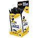 scatola 50 penna sfera cristal® large 1,6mm nero bic® - Foto miniatura 4