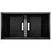 Lavello incasso keratek plus 2 Vasche 95 x 51 Colore nero - Foto miniatura 1