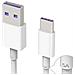 Cavo Usb - Type C 1 Mt Fast Charge 5a Bianco White Originale Hl-1289 Bulk - Foto miniatura 1