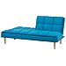 Divano Letto Moderno In Tessuto Azzurro Siljan - Foto miniatura 25