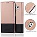 Custodia Compatibile Con Samsung Galaxy S6 Edge In Oro Rosato Nero - Coperchio Protettiva Con Chiusura Magnetica, Funzione Stand E Tasca Per Le Carte - Foto miniatura 5