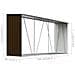 Capannone da Giardino in Acciaio Zincato 330x84x152cm Marrone - Foto miniatura 6