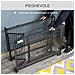 Kennel Per Cani Pieghevole Porta Con Blocco 4 Ruote Fondo Rimovibile - Foto miniatura 6