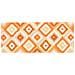 Tappeto Arredo Antiscivolo Camera Salotto Disegno Astratto Geometrico Avana By Suardi 85x150 Arancio - Foto miniatura 1