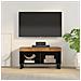 Mobile Porta Tv 85x33x43,5 Cm In Legno Massello Di Mango - Foto miniatura 1