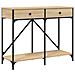 Tavolo Consolle Rovere Sonoma 100x39x78,5 Cm Legno Multistrato - Foto miniatura 2