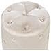 Pouf Corolla Velluto Bianco Sporco - Foto miniatura 2