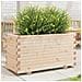 Fioriera Da Giardino 90x40x49,5 Cm In Legno Massello Di Pino - Foto miniatura 10