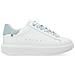 Leisure Trainers White Sneakers Pelle Scarpe Donna Bianco Eu 37, W1201-81 - Foto miniatura 2