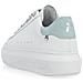 Leisure Trainers White Sneakers Pelle Scarpe Donna Bianco Eu 37, W1201-81 - Foto miniatura 3