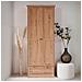 Armadio Timber 40a Con 2 Ante E 1 Cassetto In Rovere Anticato Con Pomelli In Metallo - Foto miniatura 1