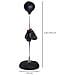 Punching Ball da Terra con Guantoni, Altezza Regolabile 126-144 cm e Base Riempibile, Nero - Foto miniatura 5