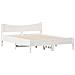 Giroletto Senza Materasso Bianco 150x200 Cm Legno Massello Pino - Foto miniatura 3