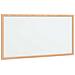 Lavagna Bianca Magnetica Con Cornice In Legno Di Pino 60x30 Cm - Foto miniatura 2