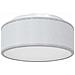 Lampade da soffitto Incasso Grigio Ø 30 cm Tessuto E27 - Foto miniatura 1