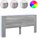 Testiera con Contenitore a LED Grigio Sonoma 220x16,5x103,5 cm - Foto miniatura 1