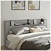 Testiera con Contenitore a LED Grigio Sonoma 220x16,5x103,5 cm - Foto miniatura 2