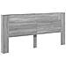 Testiera con Contenitore a LED Grigio Sonoma 220x16,5x103,5 cm - Foto miniatura 3