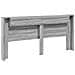 Testiera con Contenitore a LED Grigio Sonoma 220x16,5x103,5 cm - Foto miniatura 8